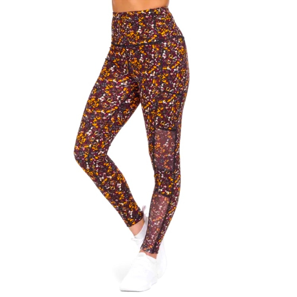 Laundry by Shelli Segal Floral Camo High Waist Leggings